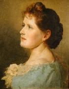Wojciech Gerson Portret kobiety Germany oil painting artist